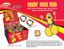 Load image into Gallery viewer, Candy Cock Ring 50 Pc Display
