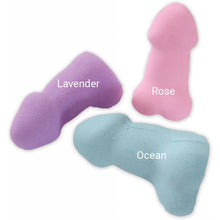 Load image into Gallery viewer, Pecker Bath Bomb 3pk Scented Lavender Rose & Ocean