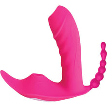 Load image into Gallery viewer, Sweet Sex Body Candy Silicone Toy W/ Tongue & Beads Magenta