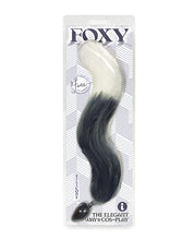 Load image into Gallery viewer, Foxy Tail Silicone Butt Plug Grey