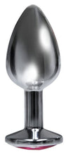 Load image into Gallery viewer, 9's Silver Starter Bejeweled Stainless Steel Plug