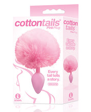 Load image into Gallery viewer, The 9's Cottontails Silicone Bunny Tail Butt Plug Pink