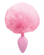 Load image into Gallery viewer, The 9's Cottontails Silicone Bunny Tail Butt Plug Pink