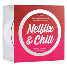 Load image into Gallery viewer, Massage Candle W/ Pheromones Netflix & Chill Berry Yummy 4oz