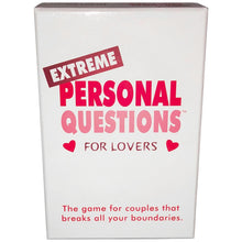 Load image into Gallery viewer, Extreme Personal Questions For Lovers Game