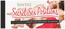 Load image into Gallery viewer, Santas Secret Sex Position Coupons