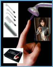 Load image into Gallery viewer, Neon Wand Electrosex Kit White Handle Red Electrode Us Plug