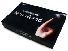 Load image into Gallery viewer, Neon Wand Electrosex Kit White Handle Red Electrode Us Plug