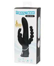 Load image into Gallery viewer, Happy Rabbit Triple Curve Rechargeable Rabbit Black