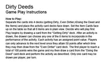 Load image into Gallery viewer, Dirty Deeds Game