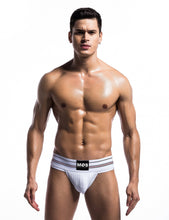 Load image into Gallery viewer, Mob Fetish Jockstrap White Small 3in Waistband(bulk)