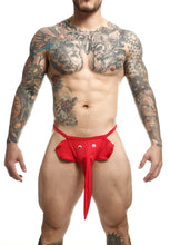 Load image into Gallery viewer, Mob Elephant Thong Red O/s
