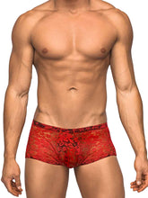Load image into Gallery viewer, Mini Short Stretch Lace Small Red