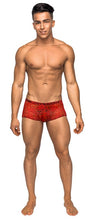 Load image into Gallery viewer, Mini Short Stretch Lace Xl Red