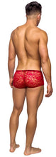 Load image into Gallery viewer, Mini Short Stretch Lace Xl Red