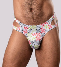 Load image into Gallery viewer, Cut It Out! Cutout Thong Red L/xl