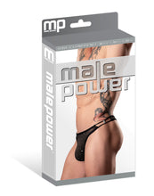 Load image into Gallery viewer, Show Stopper Thong Black L/xl