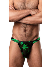 Load image into Gallery viewer, Hazy Dayz Micro Thong Potleaf S/m