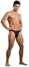 Load image into Gallery viewer, Bong Thong Stretch Lace Black Small/ Medium