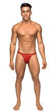Load image into Gallery viewer, Bong Thong Stretch Lace Red S/m