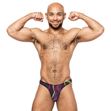Load image into Gallery viewer, Galactic Print Bong Thong S/m
