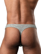 Load image into Gallery viewer, Ribbed & Ready Thong Grey S/m