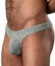 Load image into Gallery viewer, Ribbed & Ready Thong Grey S/m