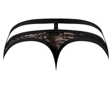 Load image into Gallery viewer, Lucifer Cutout Thong Black L/xl