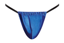 Load image into Gallery viewer, Posing Strap Satin Lycra Royal Blue O/s