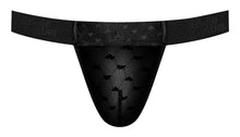 Load image into Gallery viewer, Heart Breaker Micro V Thong Black L/xl