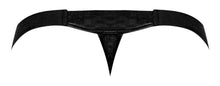 Load image into Gallery viewer, Heart Breaker Micro V Thong Black L/xl
