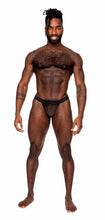Load image into Gallery viewer, Heart Breaker Micro V Thong Black S/m