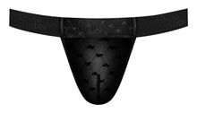 Load image into Gallery viewer, Heart Breaker Micro V Thong Black S/m