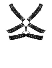 Load image into Gallery viewer, Gemini Leather Harness Black O/s