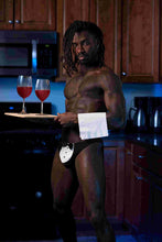 Load image into Gallery viewer, Novelty Maitre D Thong Black O/s