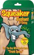 Load image into Gallery viewer, Novelty Squeaker Elephant G-string O/s