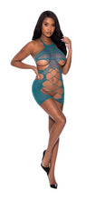 Load image into Gallery viewer, Seamless Halter Dress Teal O/s