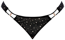Load image into Gallery viewer, Glitz & Glam Tanga Black S/m