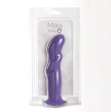 Load image into Gallery viewer, Riley Silicone Purple Dong