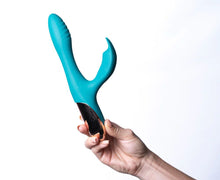 Load image into Gallery viewer, Skyler Silicone Bendable Teal Rabbit