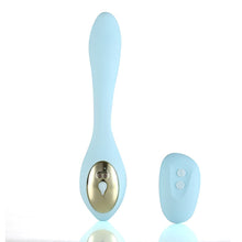 Load image into Gallery viewer, Harmonie Teal Bendable Dual Vibrator W/ Remote Control