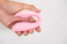 Load image into Gallery viewer, Harmonie Pink Bendable Dual Vibrator W/ Remote Control