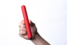 Load image into Gallery viewer, Abbie Long Rechargeable Bullet Red