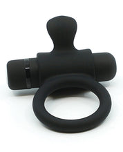 Load image into Gallery viewer, Sensuelle Silicone Bull Ring Black