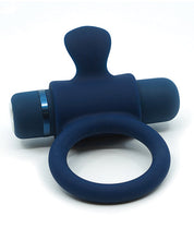 Load image into Gallery viewer, Sensuelle Silicone Bull Ring Navy Blue