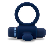 Load image into Gallery viewer, Sensuelle Silicone Bull Ring Navy Blue