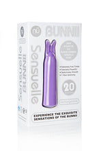 Load image into Gallery viewer, Sensuelle Bunni 2 Purple 20 Function Personal Massager
