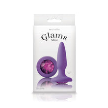 Load image into Gallery viewer, Glams Mini Purple Gem Butt Plug