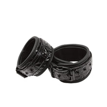 Load image into Gallery viewer, Sinful Wrist Cuffs Black