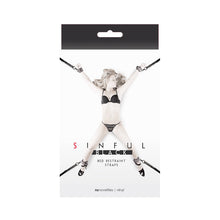 Load image into Gallery viewer, Sinful Bed Restraint Straps Black